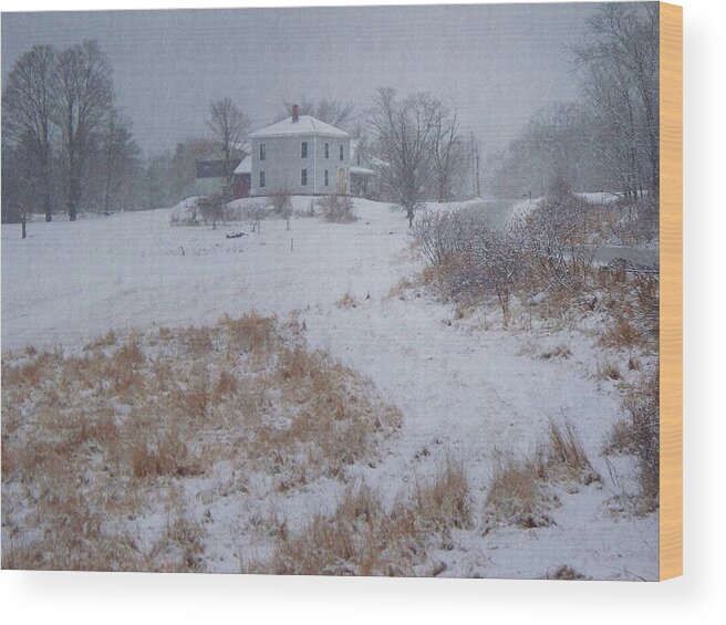 December Wood Print featuring the photograph December by Joy Nichols