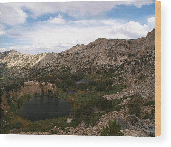 Elko Nevada Landscape Photography Wood Print featuring the photograph Dollar Lakes by Jenessa Rahn
