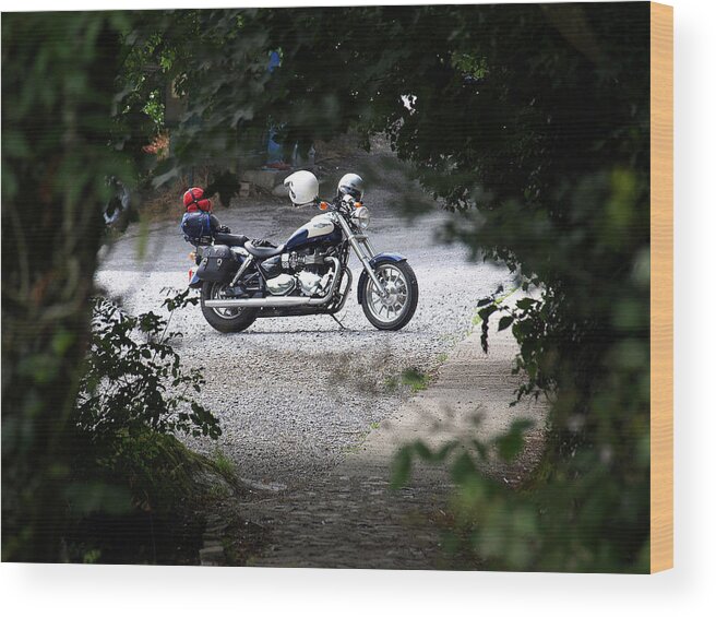 Motorbikes Wood Print featuring the photograph Easy Rider by Richard Denyer