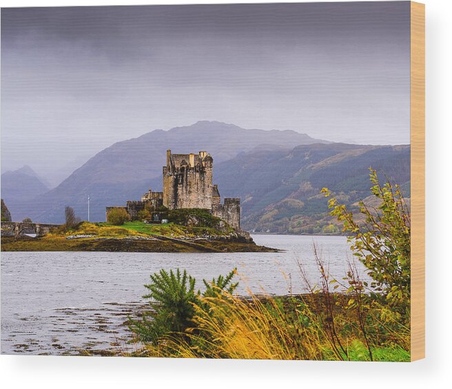 Scotland Wood Print featuring the photograph Eilean Donan Castle 2 by Mark Llewellyn