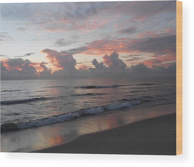 Sunrise Wood Print featuring the photograph Enchantment by Sheila Silverstein