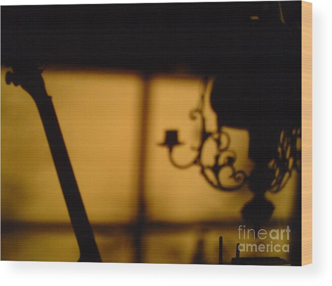 Shadows Wood Print featuring the photograph End Of The Day by Martin Howard
