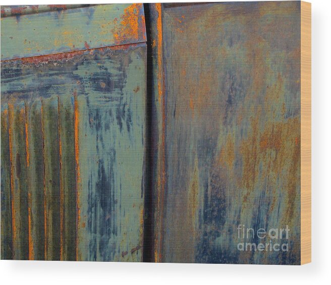 Rust Wood Print featuring the photograph For The Love of Rust III by Marilyn Smith