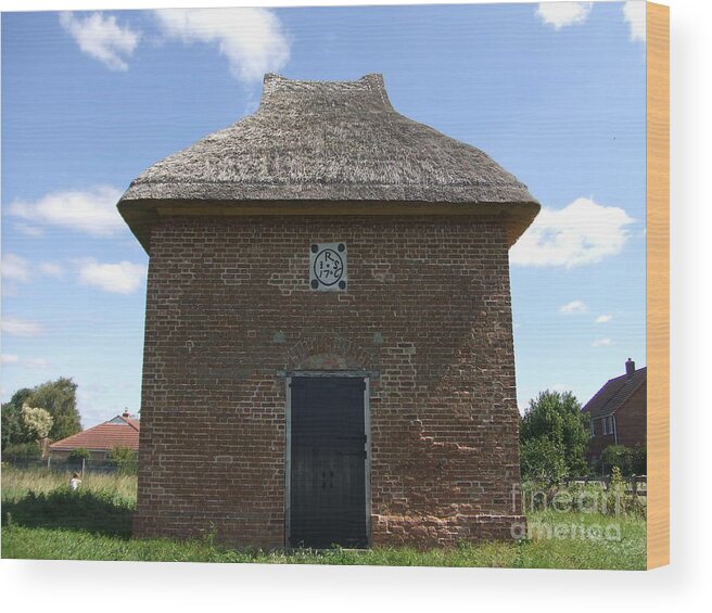 Foxton Wood Print featuring the photograph Foxton Dovecote by Richard Reeve