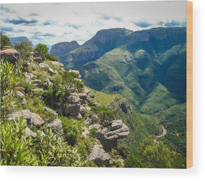 100217 Rep South Africa Expedition Wood Print featuring the photograph God's Window 1 by Gregory Daley MPSA