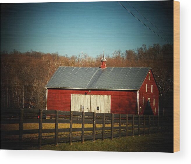 West Virginia Wood Print featuring the photograph Gore Barn by Joyce Kimble Smith