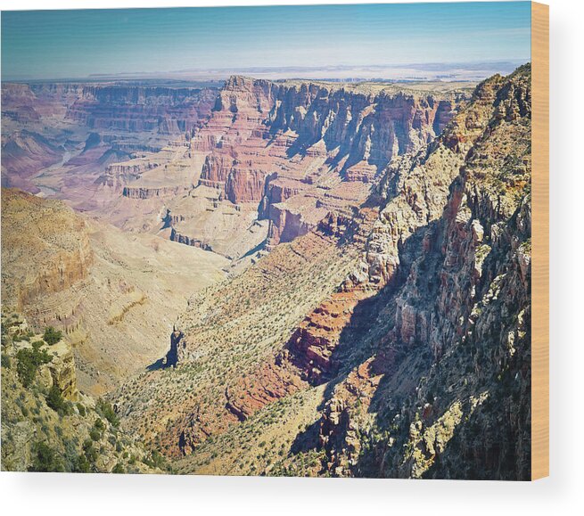 Scenics Wood Print featuring the photograph Grand Canyon, Usa by Moreiso