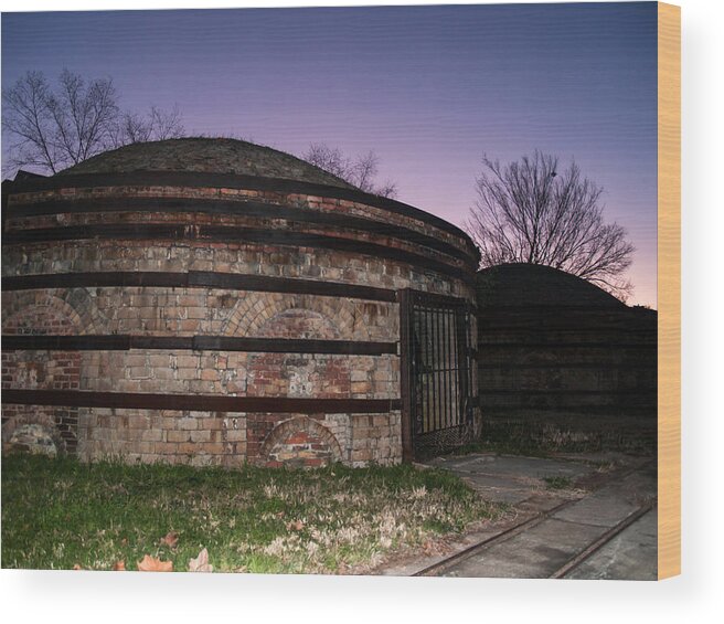 Cayce Wood Print featuring the photograph Guignard Brick Works-3 by Charles Hite