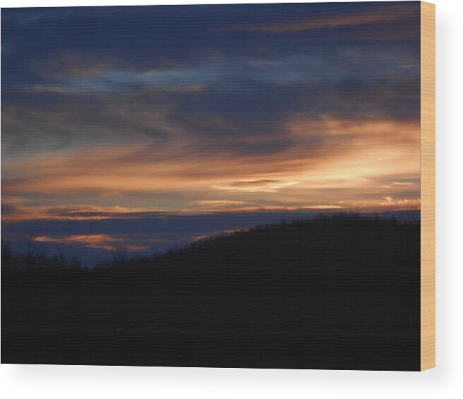 Heavenly Wood Print featuring the photograph Heavenly Sunrise by Diannah Lynch