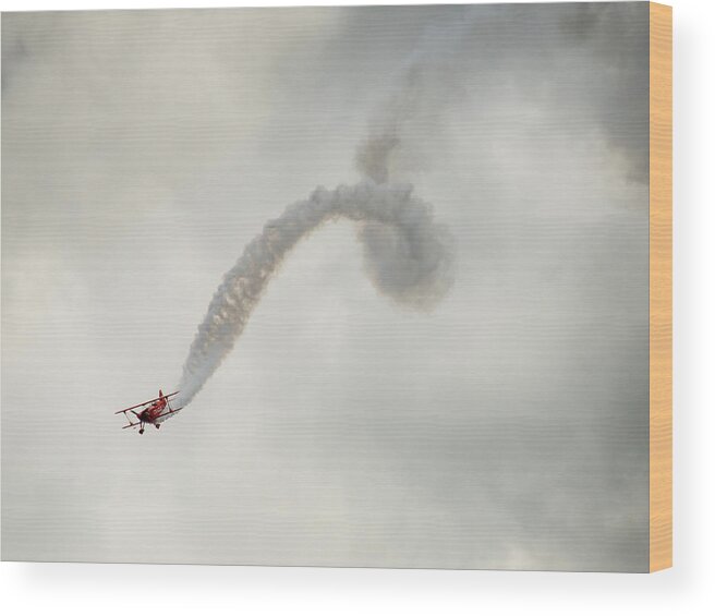 Airplane Wood Print featuring the photograph Joy ride by Jennifer Kano
