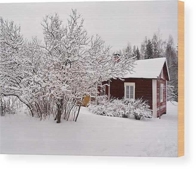 Finland Wood Print featuring the photograph Kovero Farm by Jouko Lehto