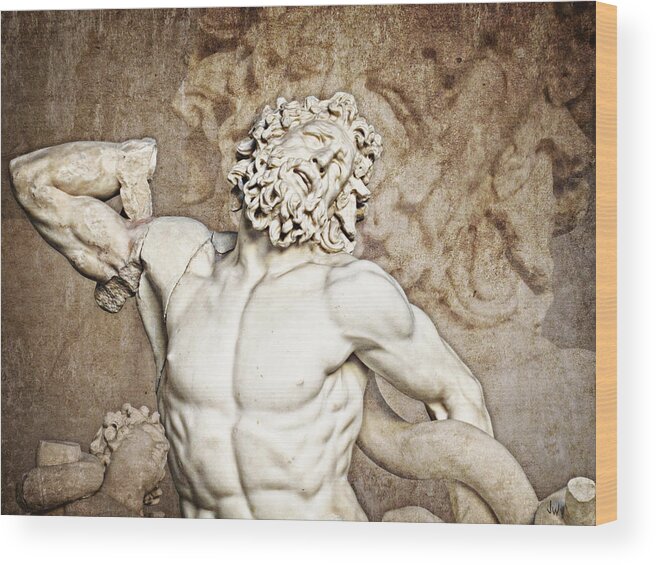 Rome Wood Print featuring the photograph Laocoon by Joe Winkler