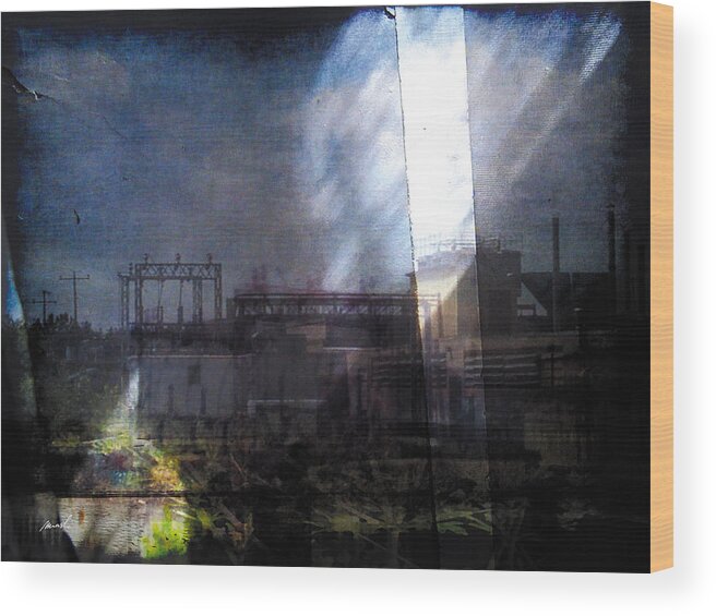 Grunge Wood Print featuring the photograph Less Travelled 29 by The Art of Marsha Charlebois