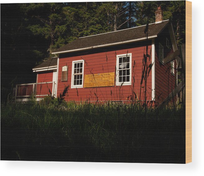 Canada Wood Print featuring the photograph Little Red by Wendy A Rosier