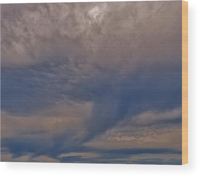 Landscape Wood Print featuring the photograph Lost in a Pastel Sky by Charles Lucas