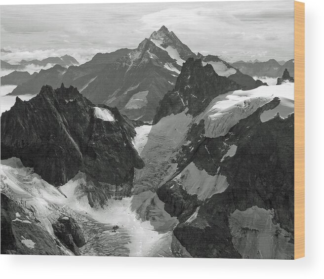 Mt. Titlis Wood Print featuring the photograph Mt. Titlis by Russell Todd