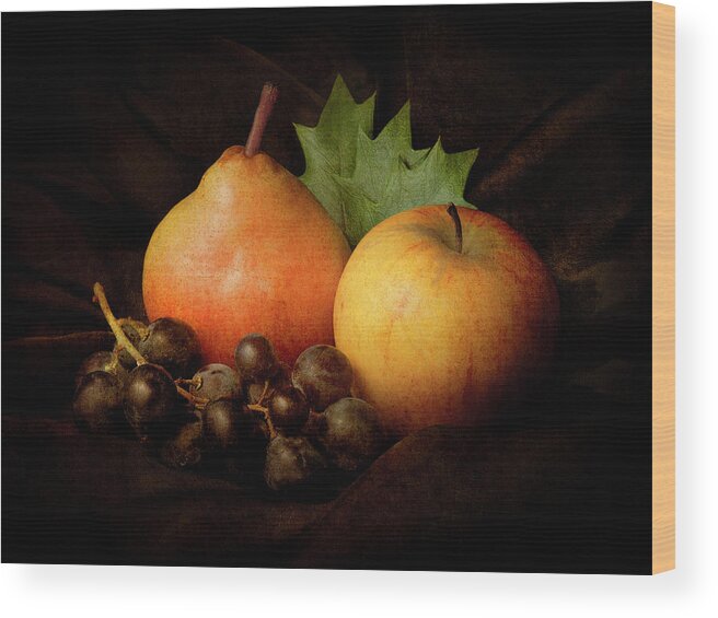 Apple Wood Print featuring the photograph Nature Morte #3 by Jerome Zakka Bajjani