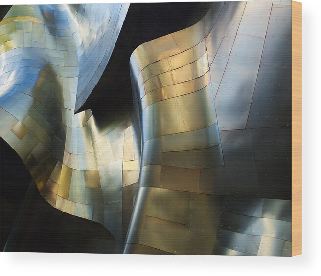 Famous Wood Print featuring the photograph Organic Metal #3 by David Reams