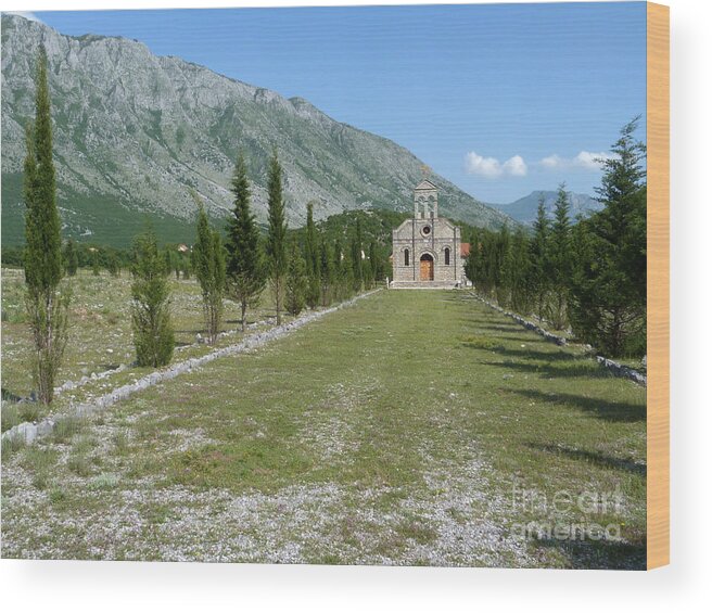Orthodox Church Wood Print featuring the photograph Orthodox Church - Albania by Phil Banks
