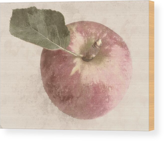 Apple Wood Print featuring the photograph Perfect Apple by Photographic Arts And Design Studio