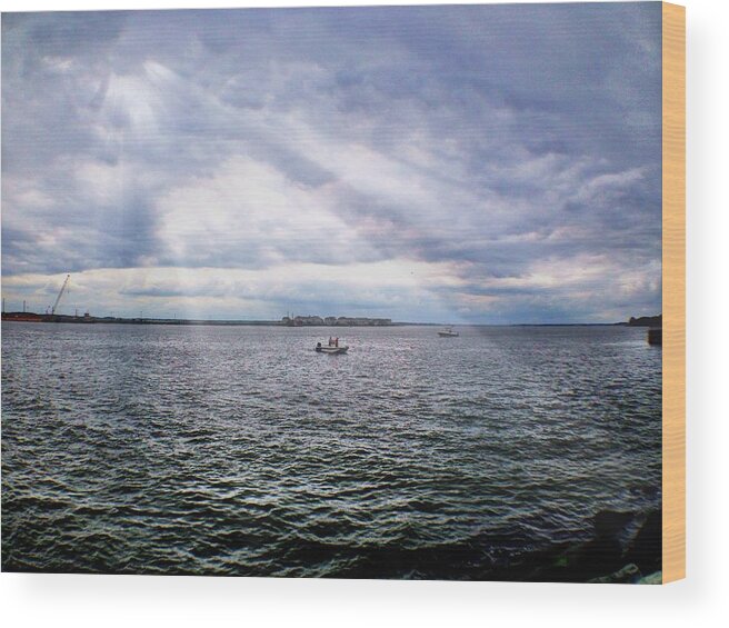 Beach Wood Print featuring the photograph Perfect Day by Chris Montcalmo