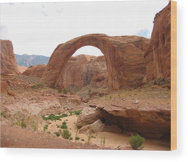 Rainbow Bridge National Monument Wood Print featuring the photograph Rainbow Bridge National Monument by Angela Bushman