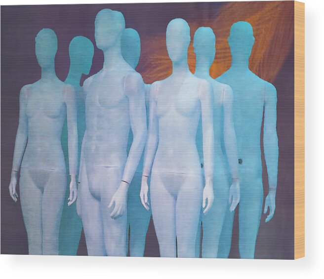 Mannequins Wood Print featuring the photograph Ready to Wear by Jessica Levant