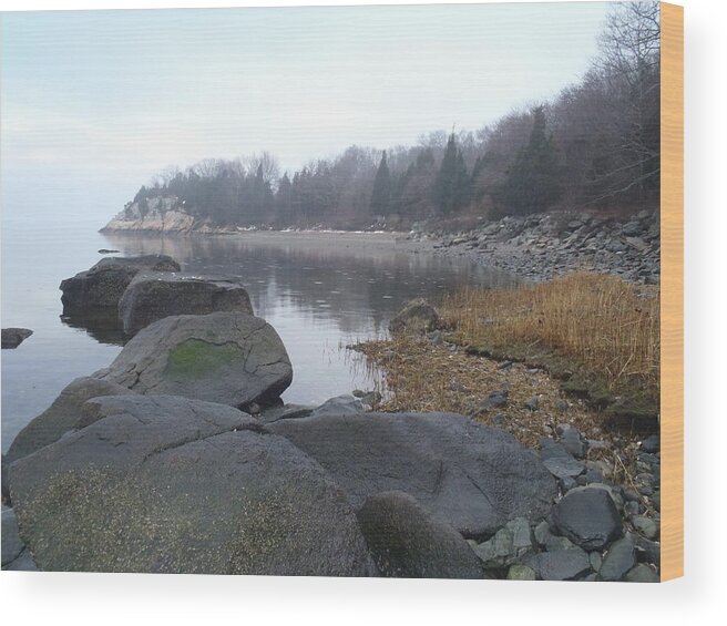 Rhode Island Wood Print featuring the photograph Rhode Island Rain by Robert Nickologianis