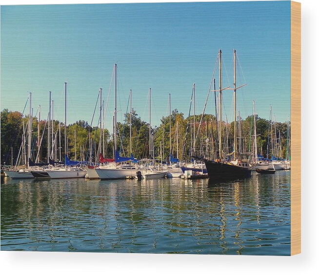 Sail Away Wood Print featuring the photograph Sail Away by Lisa Wooten