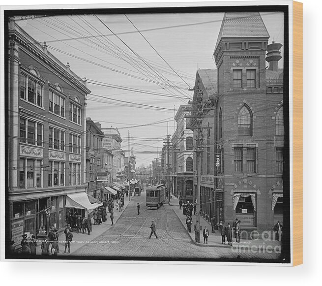 Loc Wood Print featuring the photograph Salem by Russell Brown