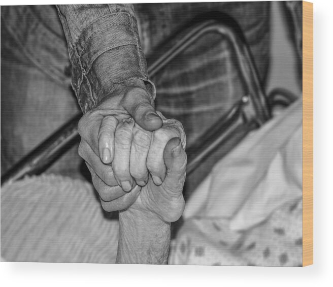 Rebecca Dru Photography Wood Print featuring the photograph Saying goodbye.... by Rebecca Dru