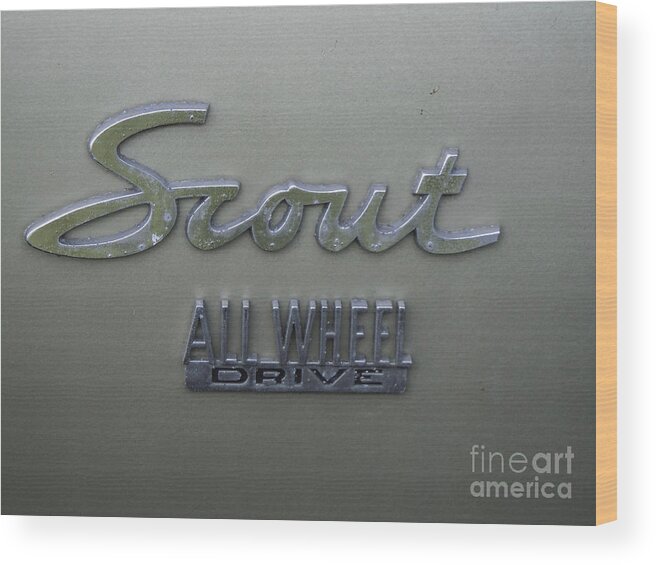 Scout Wood Print featuring the photograph Scout by Dale Powell