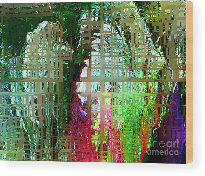Window Wood Print featuring the photograph Sea Glass by Ann Johndro-Collins