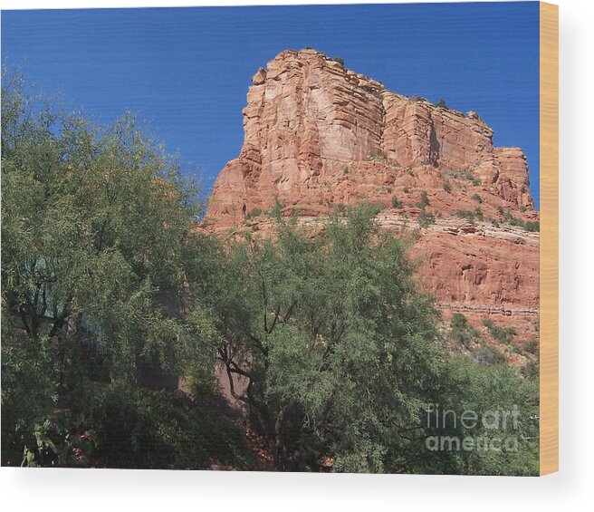 Sedona Arizona Wood Print featuring the photograph Sedona 2 by Tom Doud