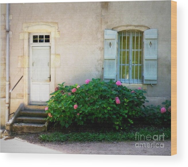 Doors And Windows Wood Print featuring the photograph Simply Charming by Lainie Wrightson