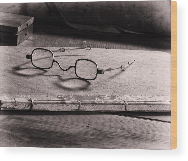Spectacles Wood Print featuring the photograph Specs by Jessica Levant
