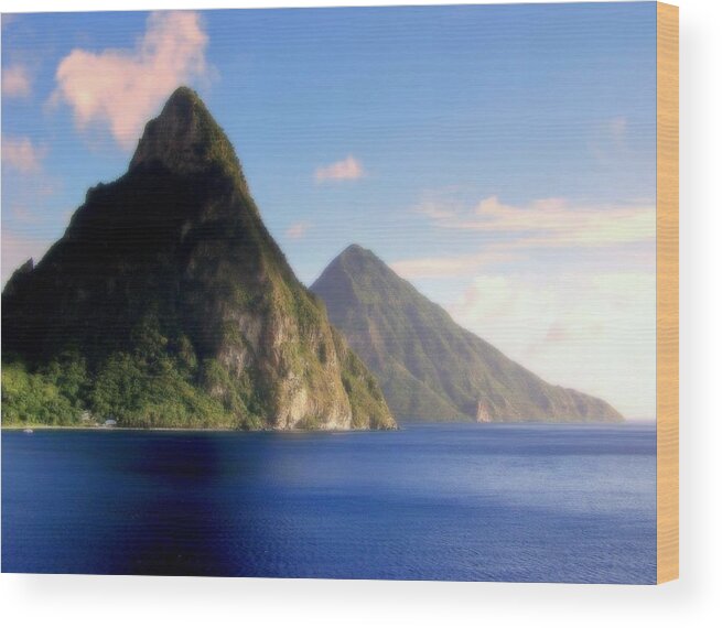 Piton Mountains Wood Print featuring the photograph Splendor by Karen Wiles