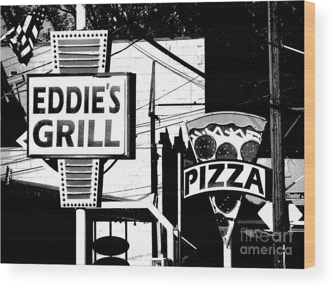 Eddie's Grill Wood Print featuring the photograph Summer Food 2 by Michael Krek