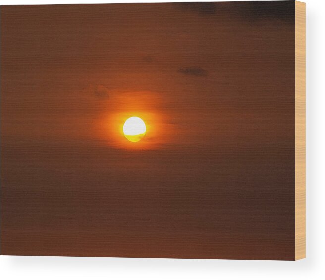  Sunset Photographs Wood Print featuring the photograph Sunset by Athala Bruckner