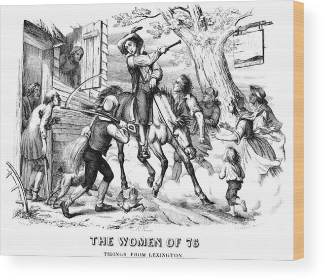 1776 Wood Print featuring the photograph Sybil Ludington, 1776 by Granger