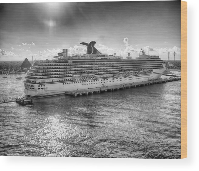 Carnival Wood Print featuring the photograph The Carnival Legend by Howard Salmon