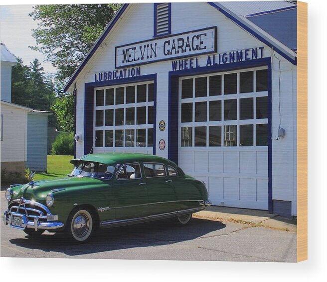 Hudson Wood Print featuring the photograph The Fabulous Hudson Hornet by Jeff Heimlich