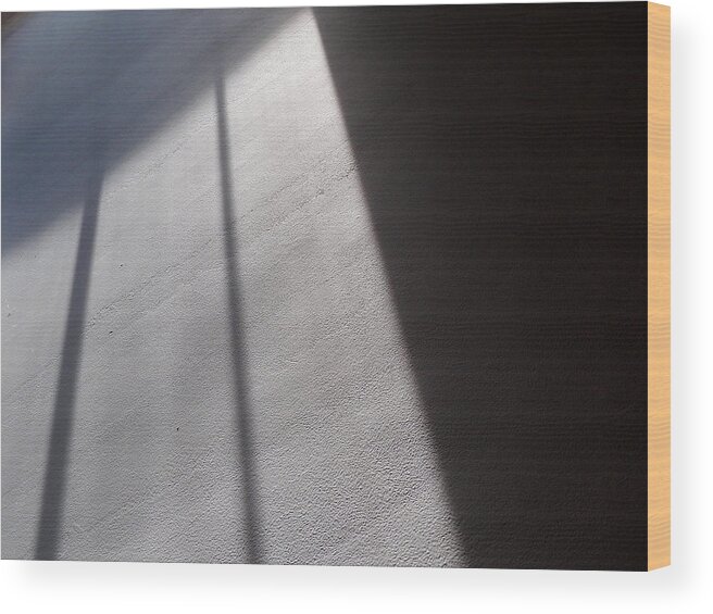 Conceptual Wood Print featuring the photograph The Light from Above by Steven Huszar