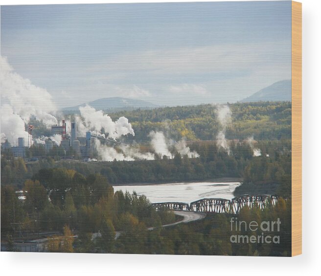 River Wood Print featuring the photograph The Smell of Money by Vivian Martin