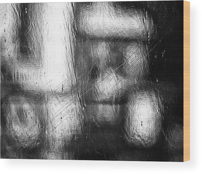 See Through Wood Print featuring the photograph Through the Curtain by Prakash Ghai