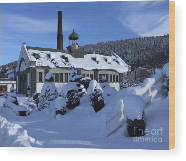 Whisky Wood Print featuring the photograph Tormore Distillery - Scotland by Phil Banks