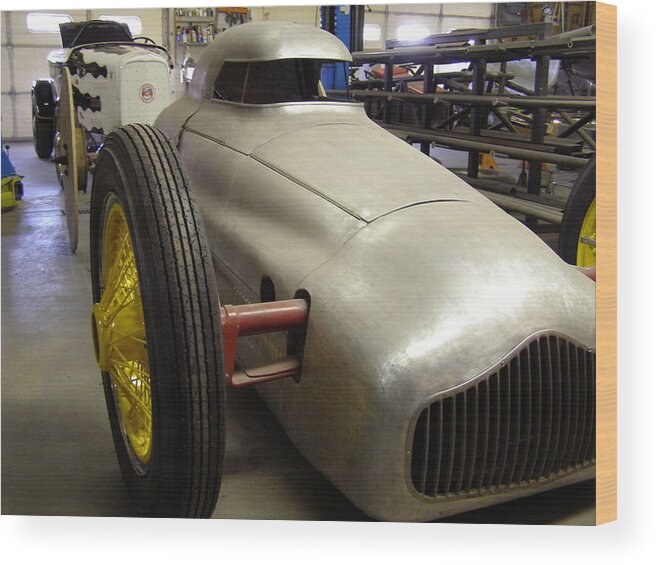 Hot Rod History Wood Print featuring the photograph Two from History by Alan Johnson