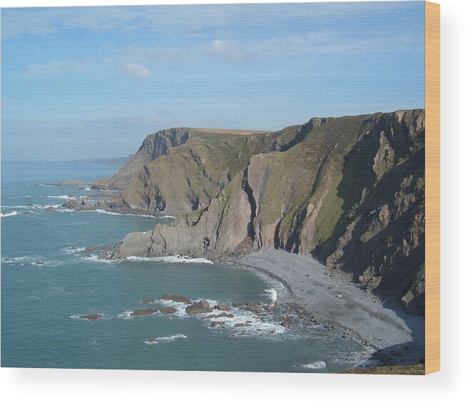 View Wood Print featuring the photograph Higher Sharpnose Point by Richard Brookes