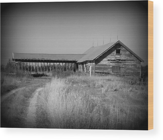 Vintage Wood Print featuring the photograph Vintage by Kimberly Woyak