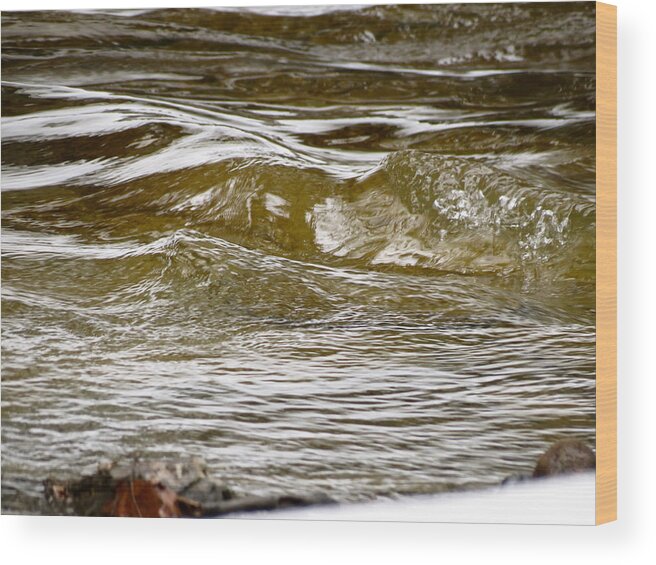 Water Wood Print featuring the photograph Wave by Azthet Photography